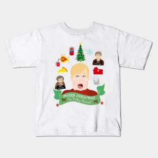 Merry Christmas Home Alone Kids T-Shirt